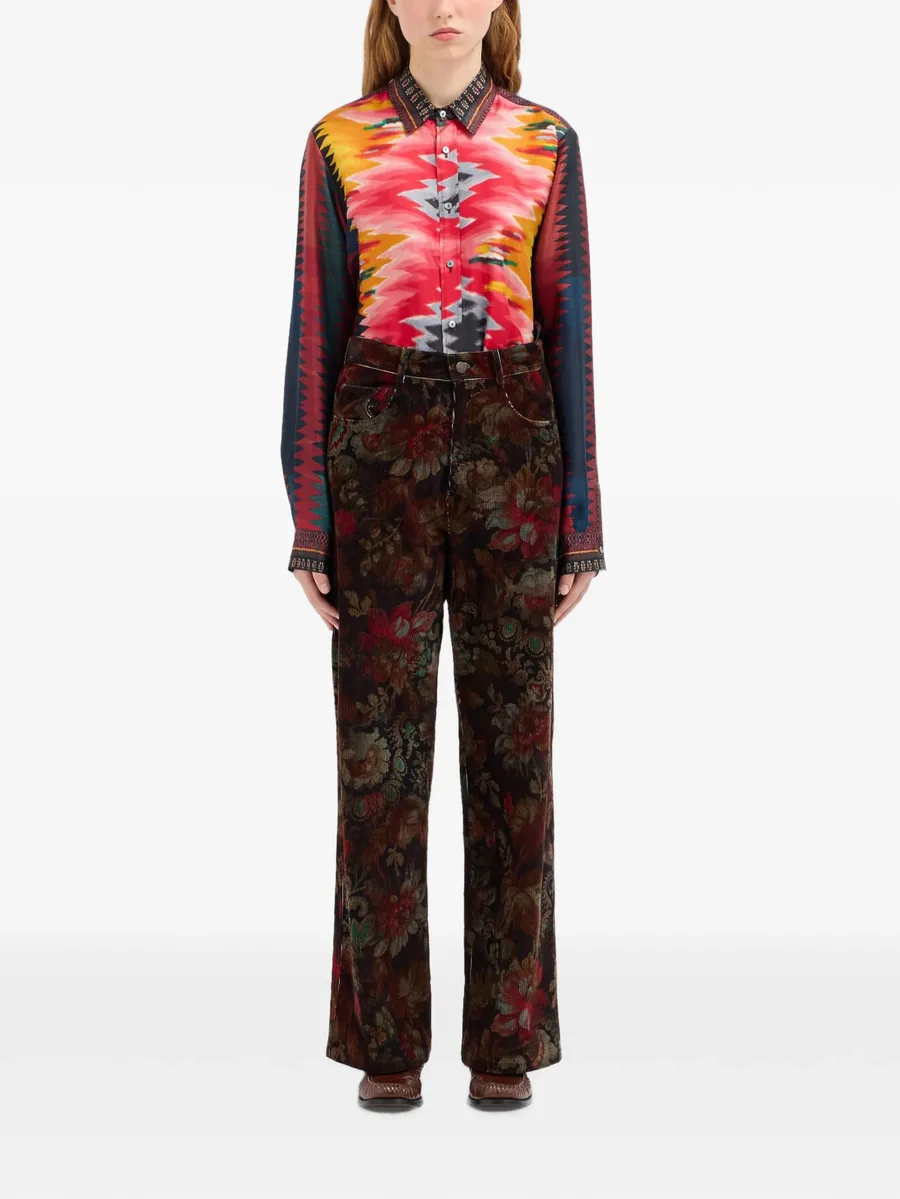 Gridox striaght-leg trousers 2