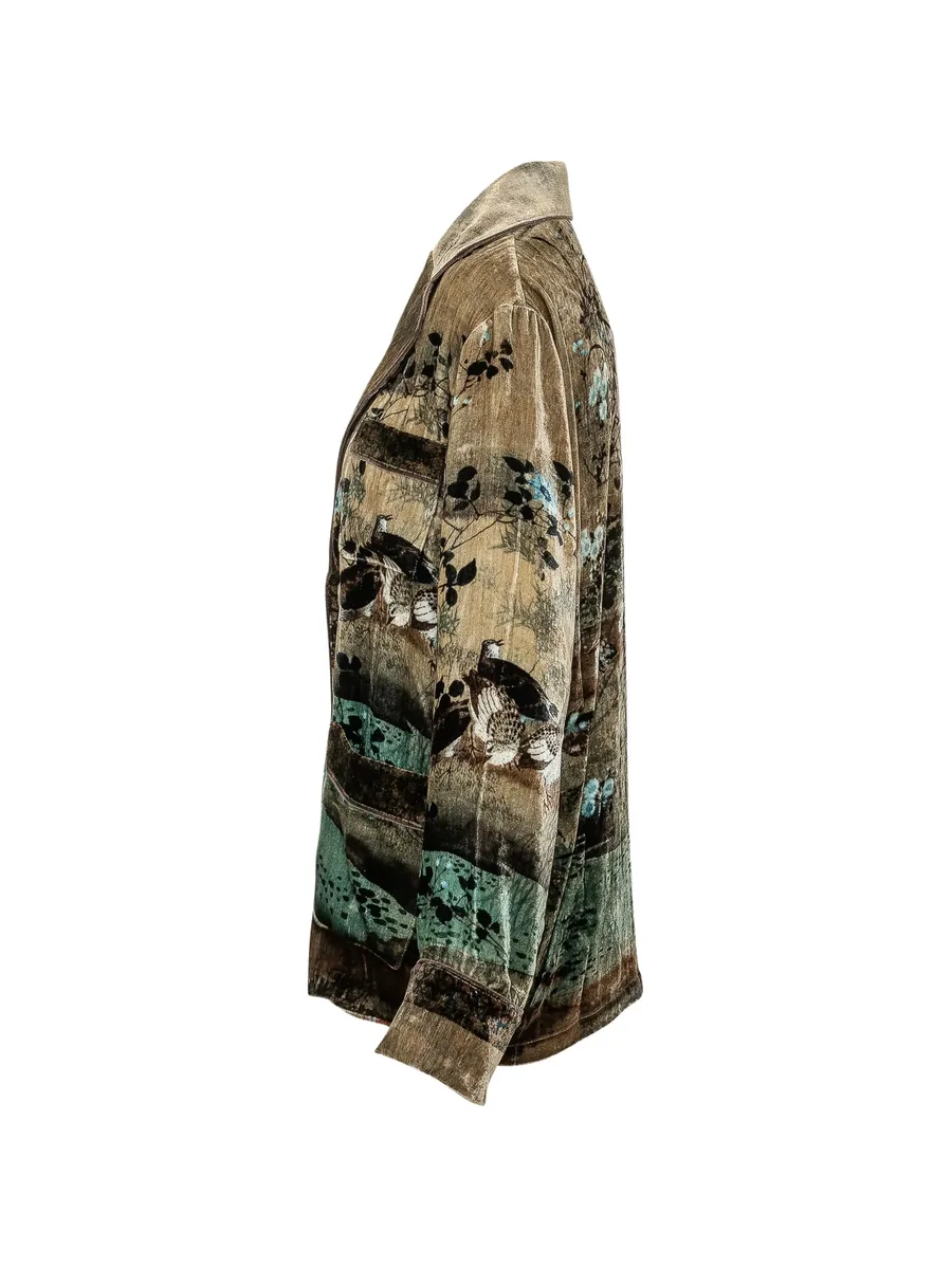Kanpur graphic-print double-breasted blazer 3