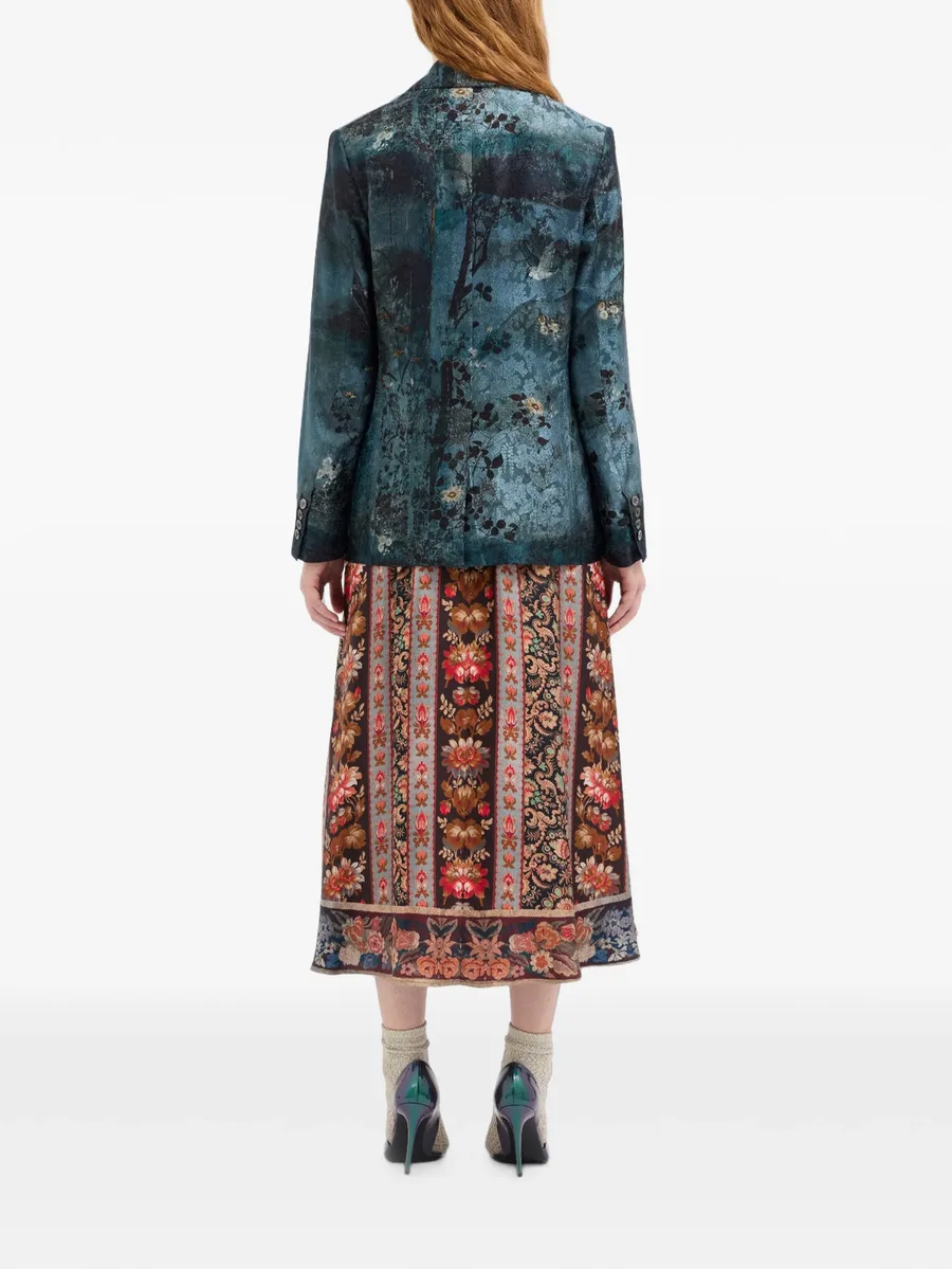 floral-print blazer 4