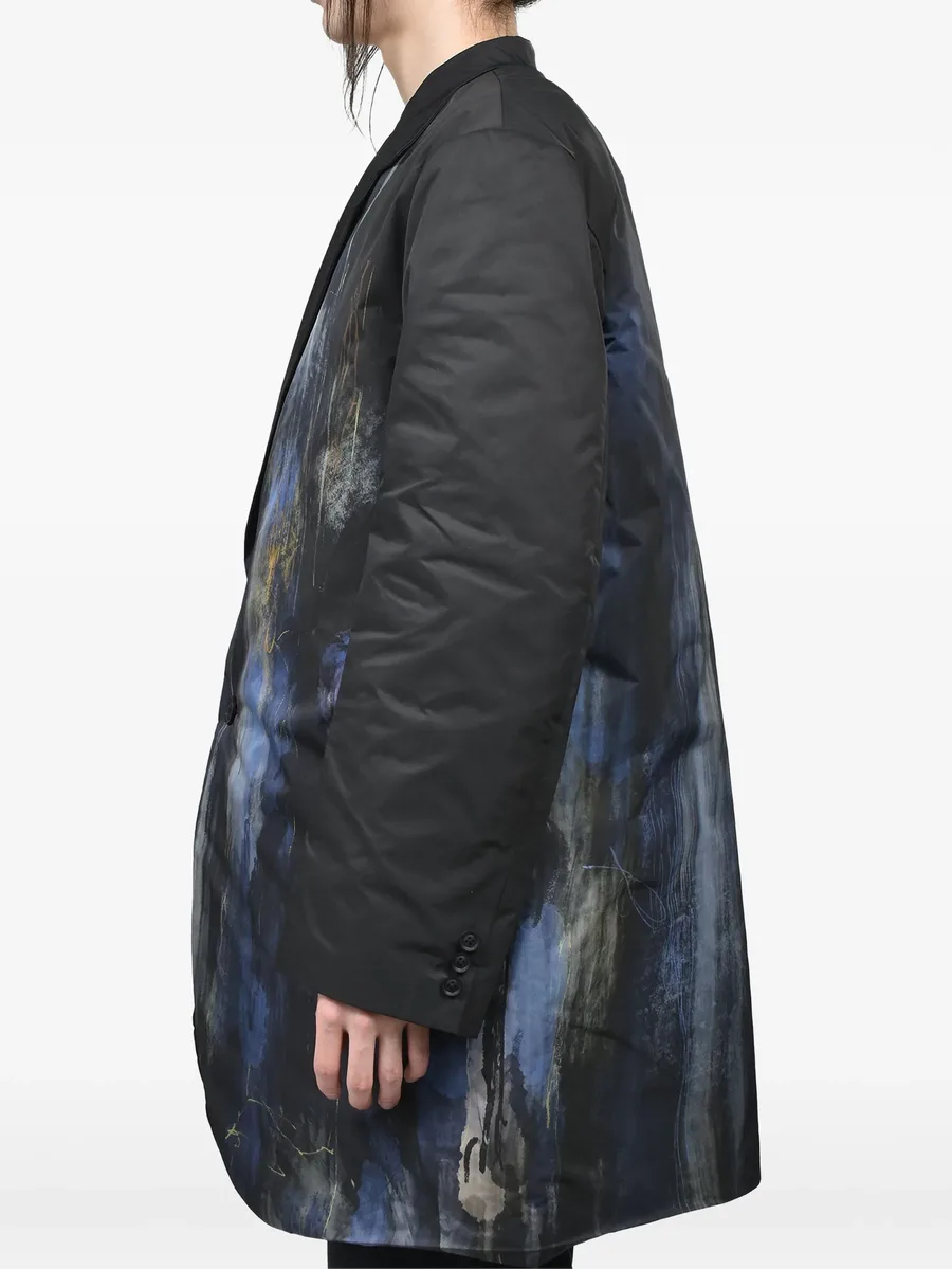 graphic-print reversible blazer 4