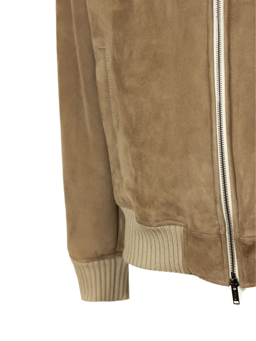 Big Ben fur-collar suede jacket 3