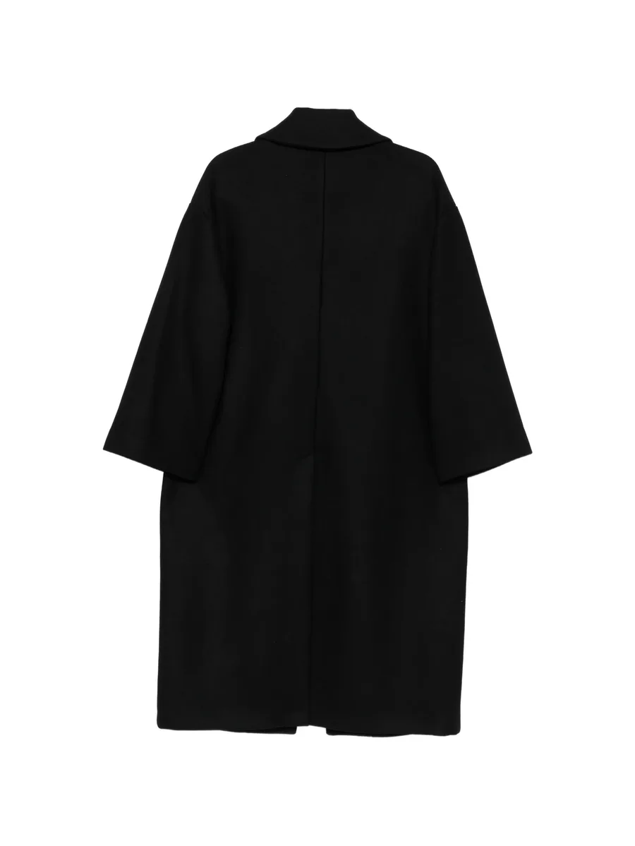 logo-plaque button-fastening coat 2