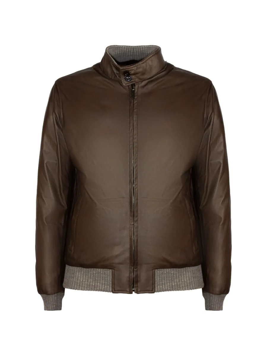 reversible leather jacket 1