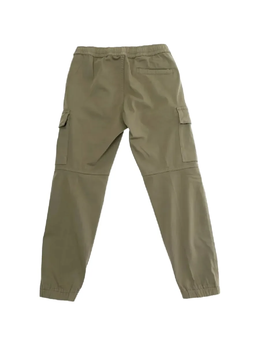 elasticated-waistband cargo pants 2