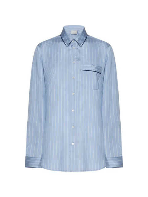 POP3 silk shirt