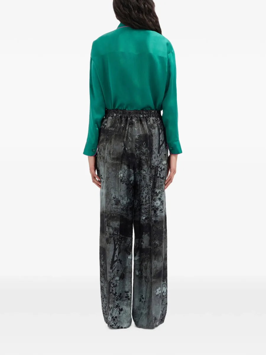 floral-print palazzo trousers 4
