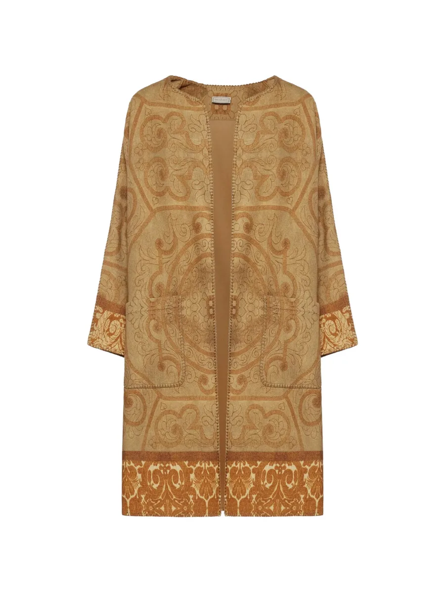Pancake paisley-pattern kimono 1