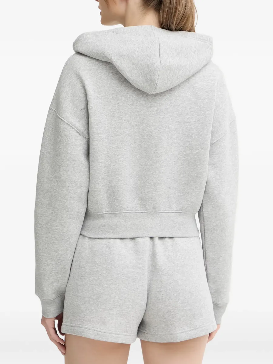 logo-print zip-up hoodie 3