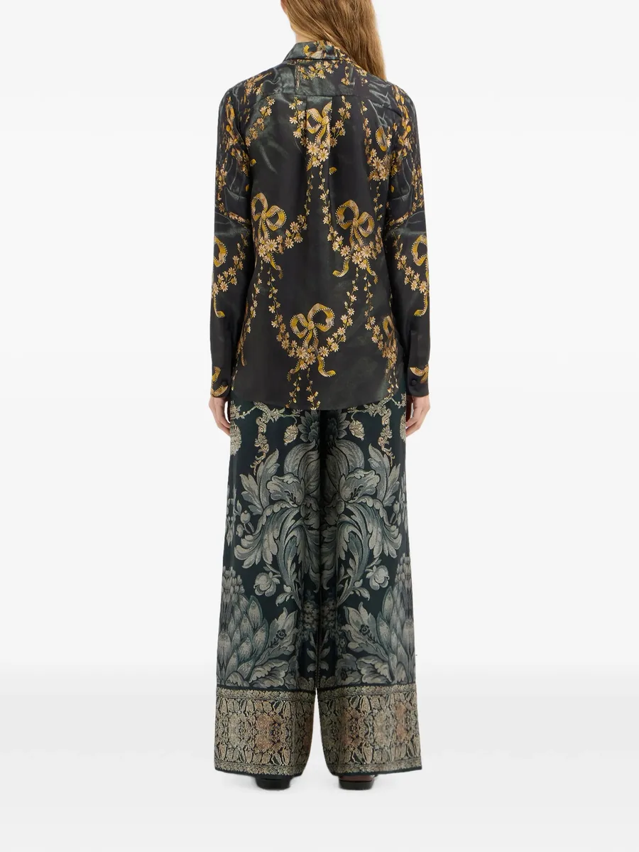 ALOE floral-print silk shirt 4