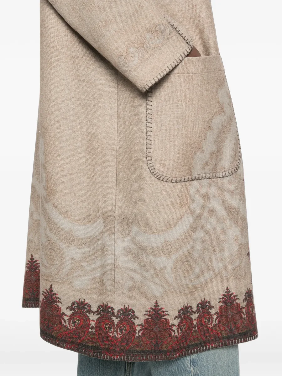 paisley-print blanket-stitch kimono 5