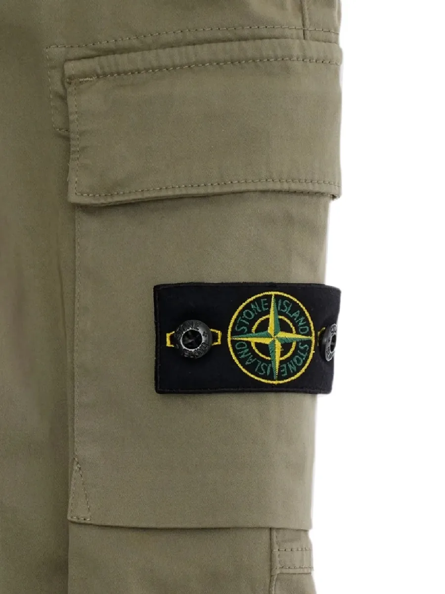 elasticated-waistband cargo pants 3
