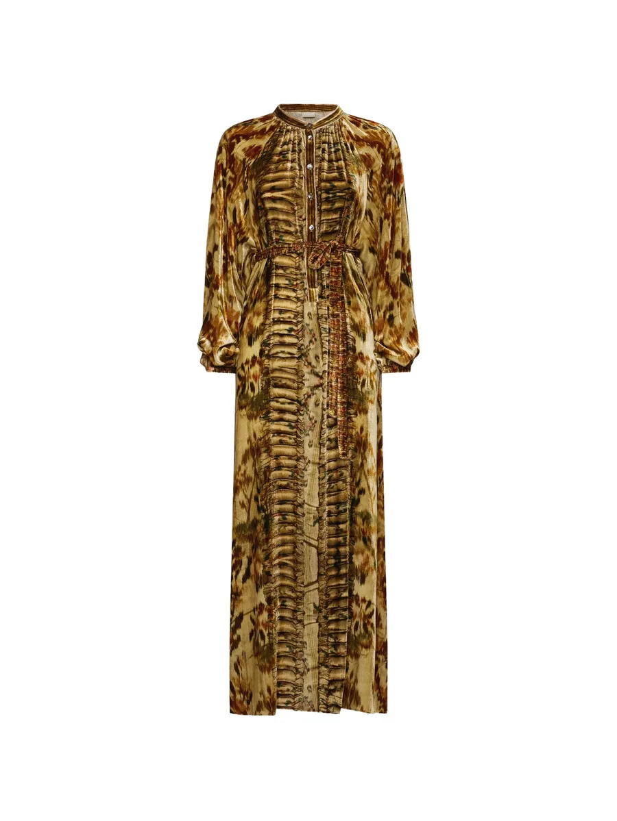 Kanada ruffled shirt dress 1