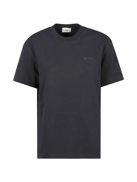 logo-embroidered T-shirt