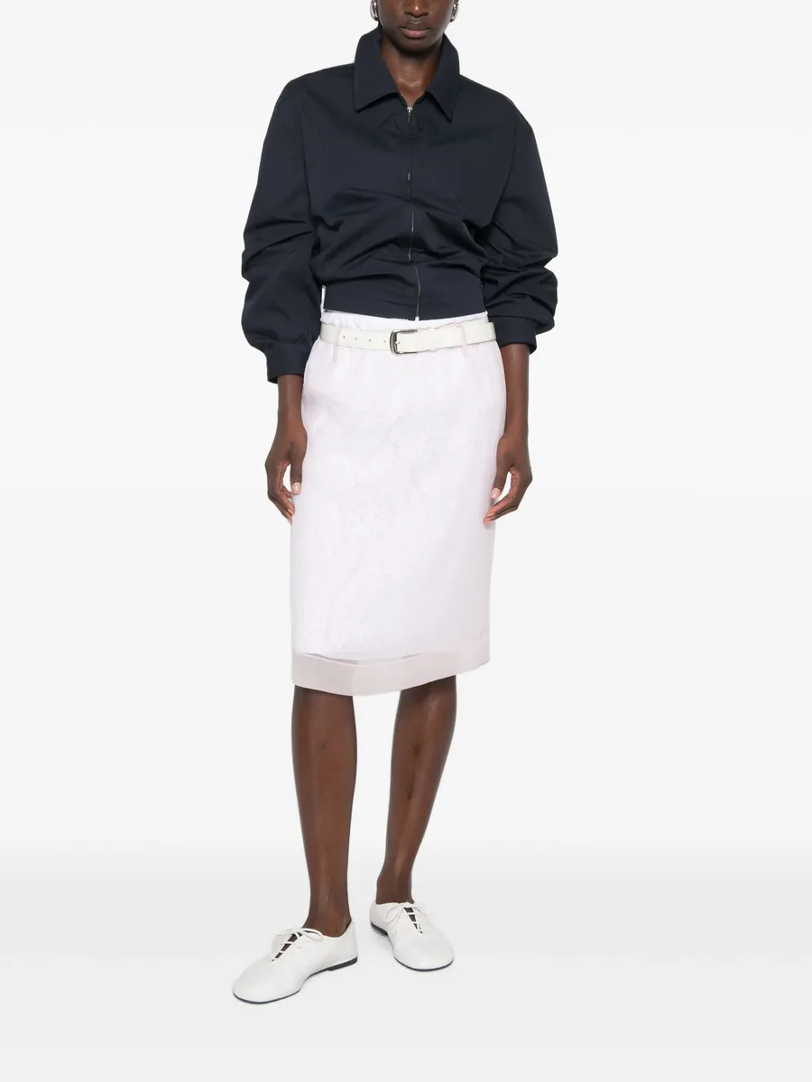 floral-lace belt-loops midi skirt 2