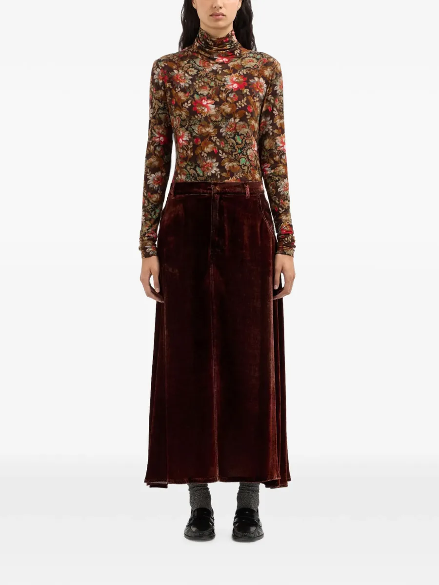 Kandox straight maxi skirt 3