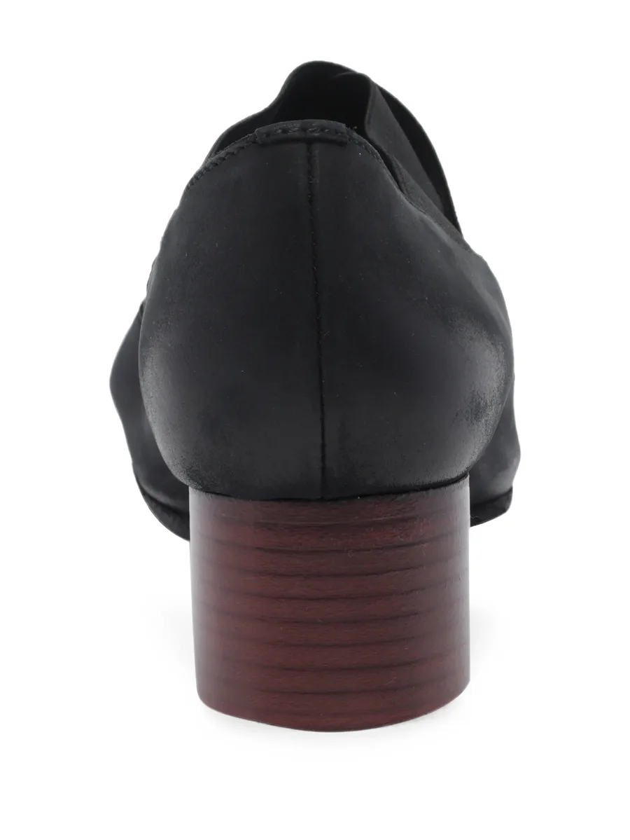 crossover-strap block-heel ballet flats 4