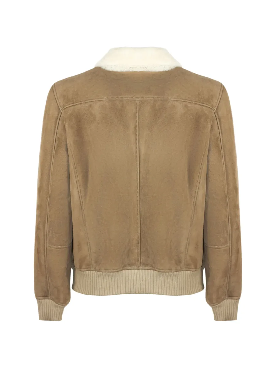 Big Ben fur-collar suede jacket 2