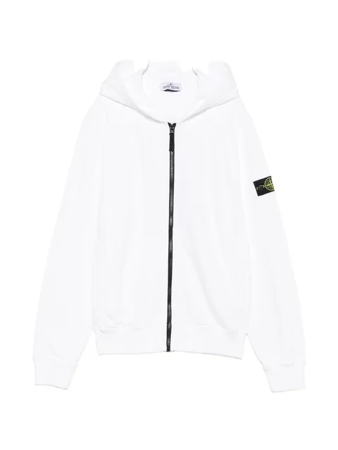 logo-patch cotton sweater