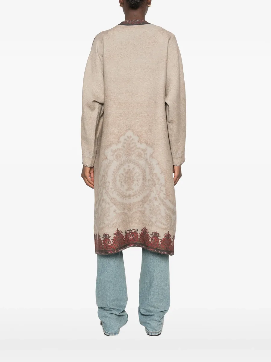 paisley-print blanket-stitch kimono 4