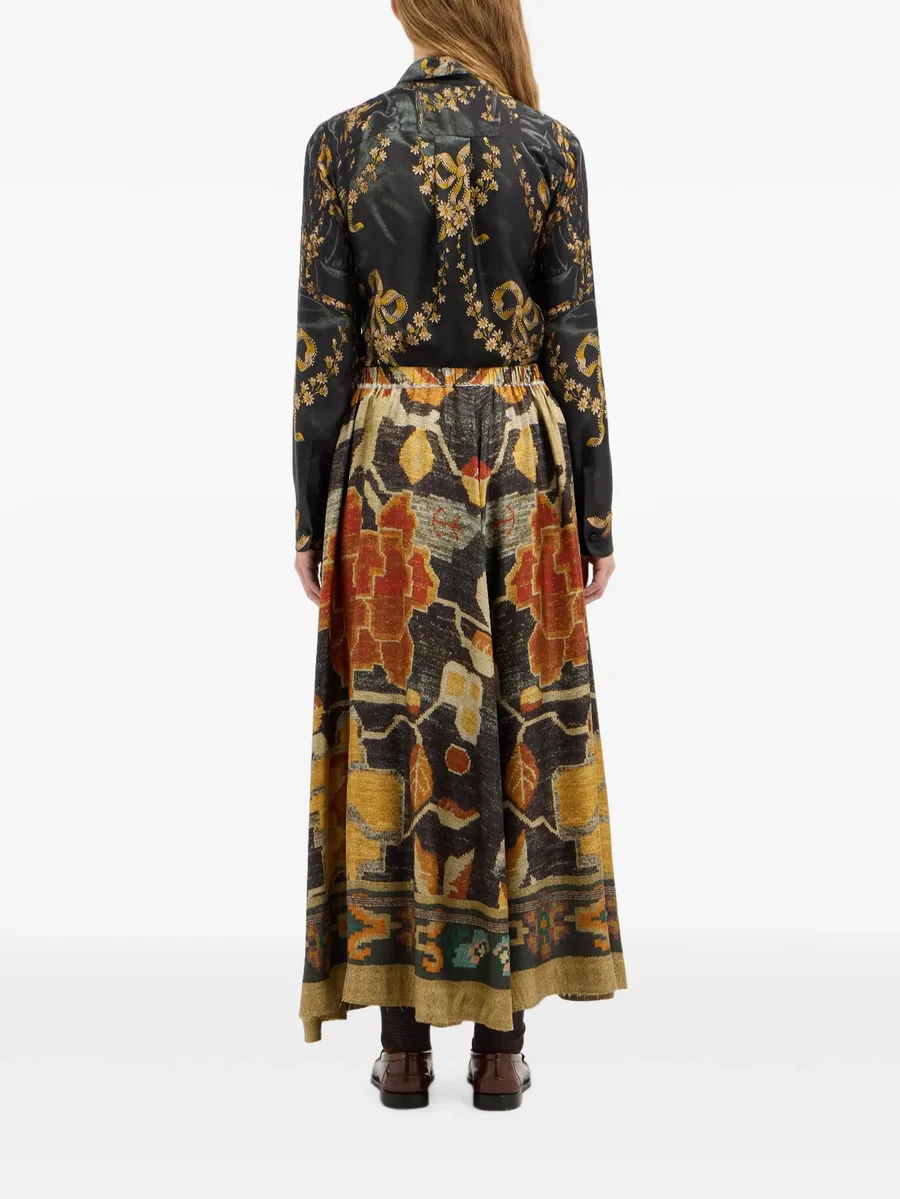 Aloe A-line maxi skirt 3