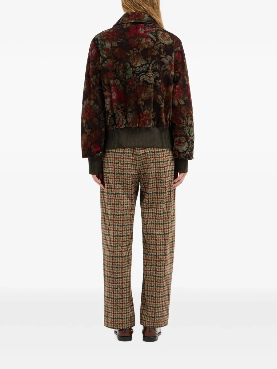Gridox floral-print bomber jacket 4