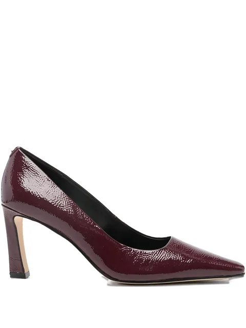 Darrah pointed-toe leather pumps
