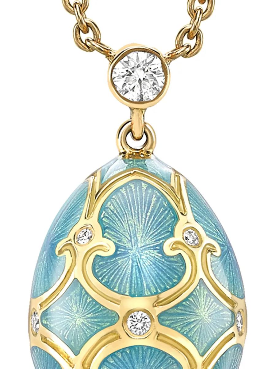 колье Heritage Petite Egg из желтого золота с бриллиантами 3