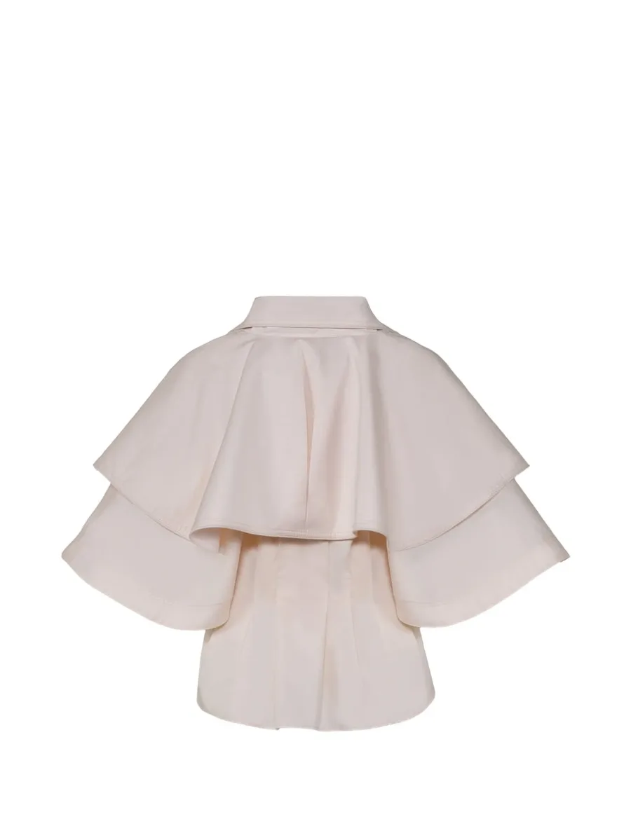 Suspiro Gaucho tiered-cape top 3