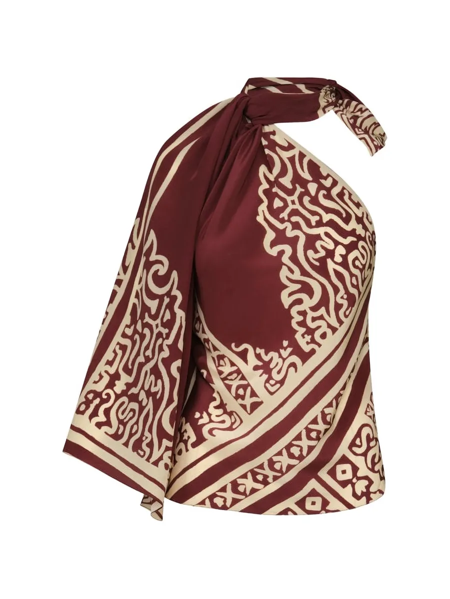Frontier Poem one-shoulder top 1