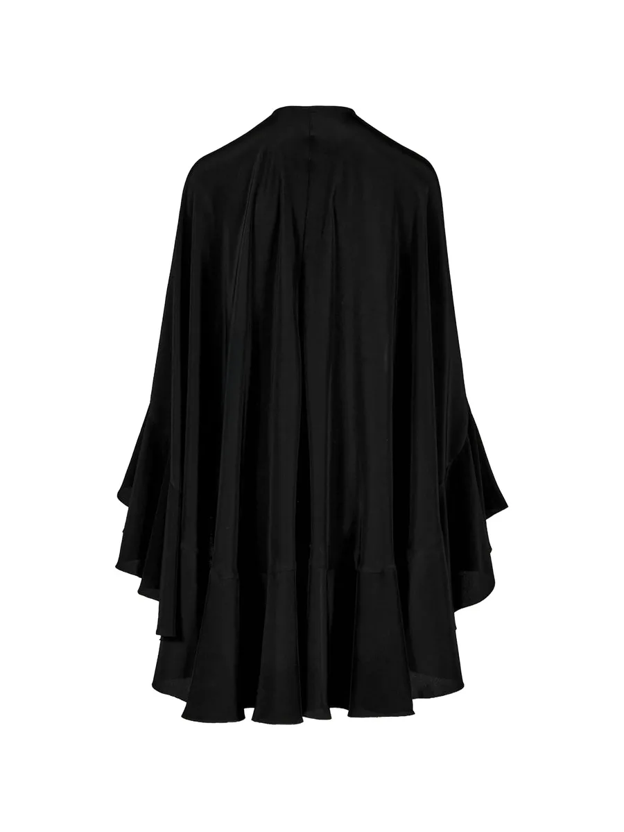 Aromatic Garden ruffled cape 2