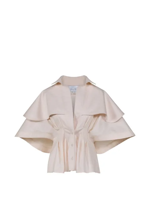 Suspiro Gaucho tiered-cape top