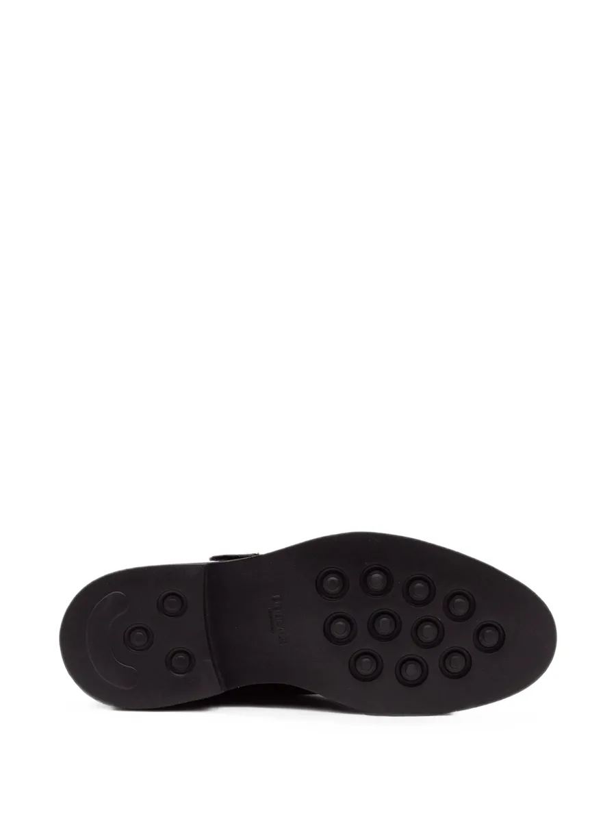 double-buckle leather shoes 4