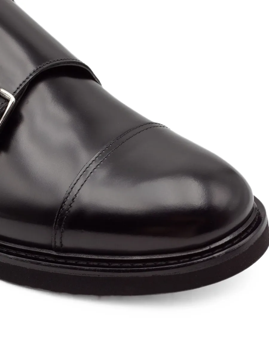 double-buckle leather shoes 5