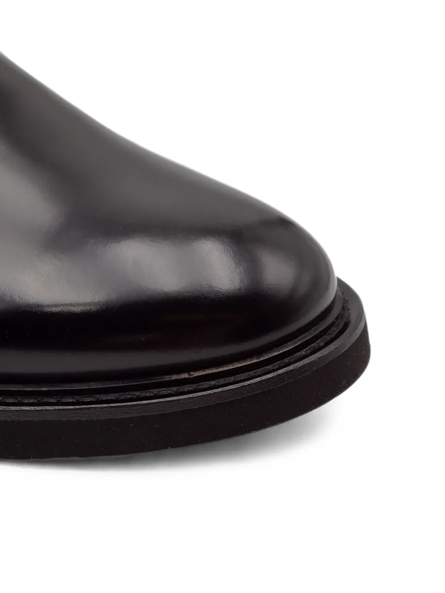 buckle-fastening leather monk shoes 6
