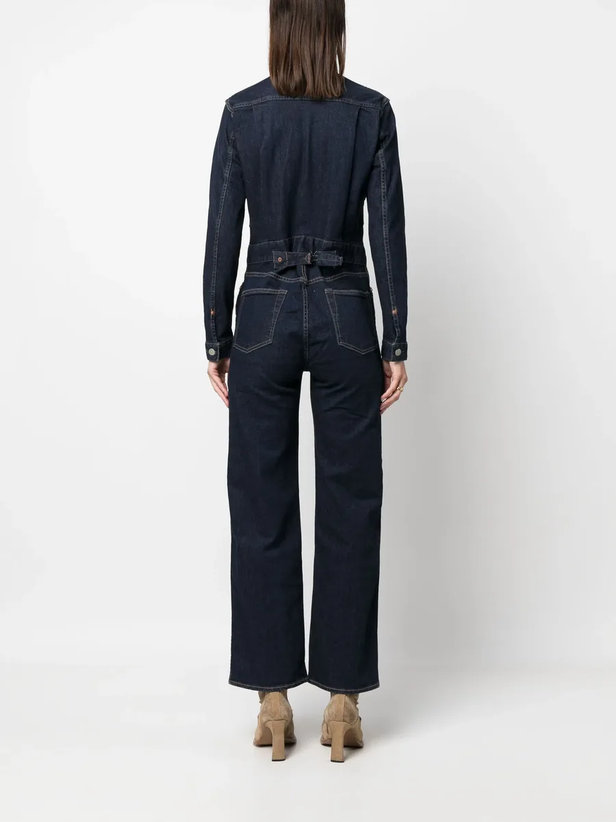long-sleeved denim jumpsuit 4