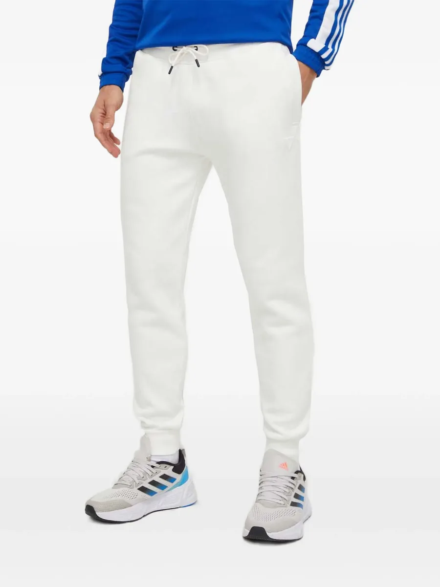 logo-patch drawstring track pants 1