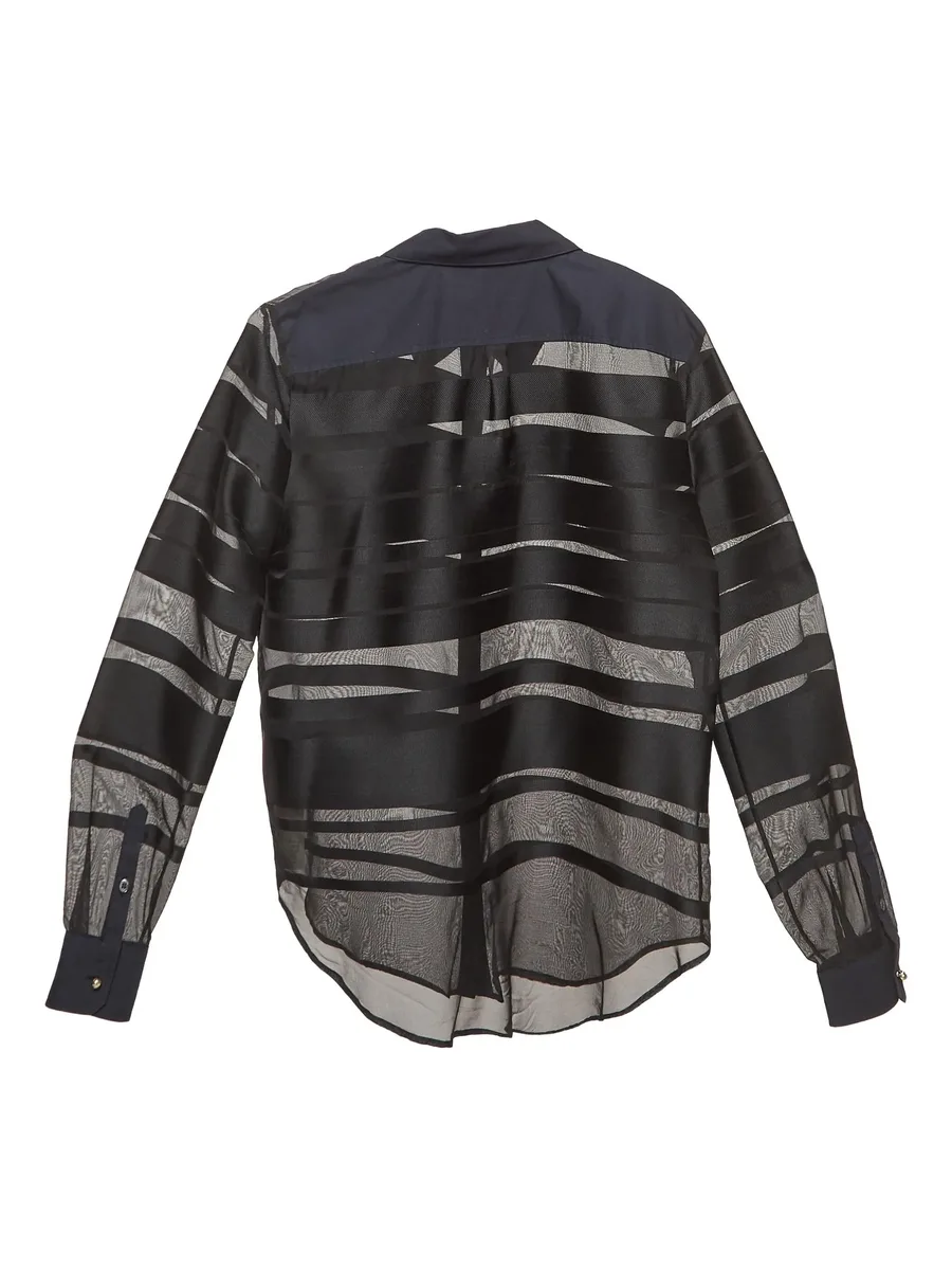 Sheer Stripe Shirt 4