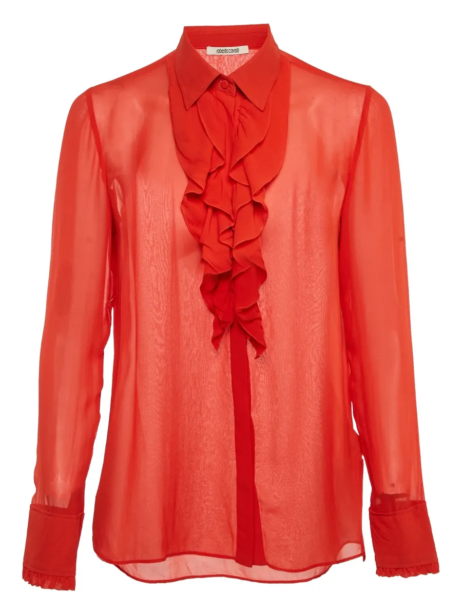 ruffled long-sleeve shirt 2