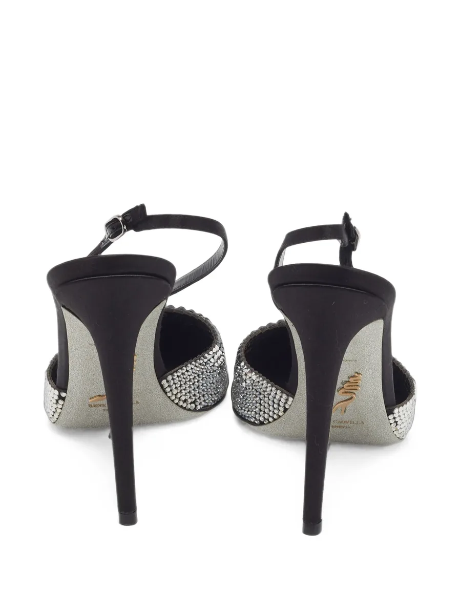 Jackie crystal-embellished slingback pumps 3