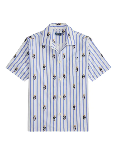 пижамная рубашка Polo Bear в полоску