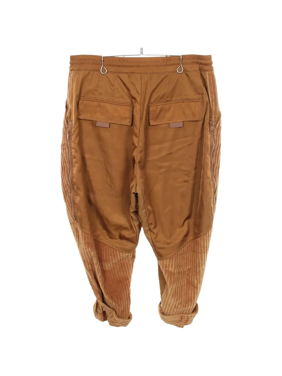 2020s corduroy colour-block cargo pants 2