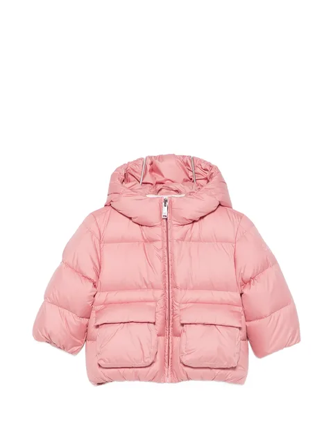 quilted hooded jacket