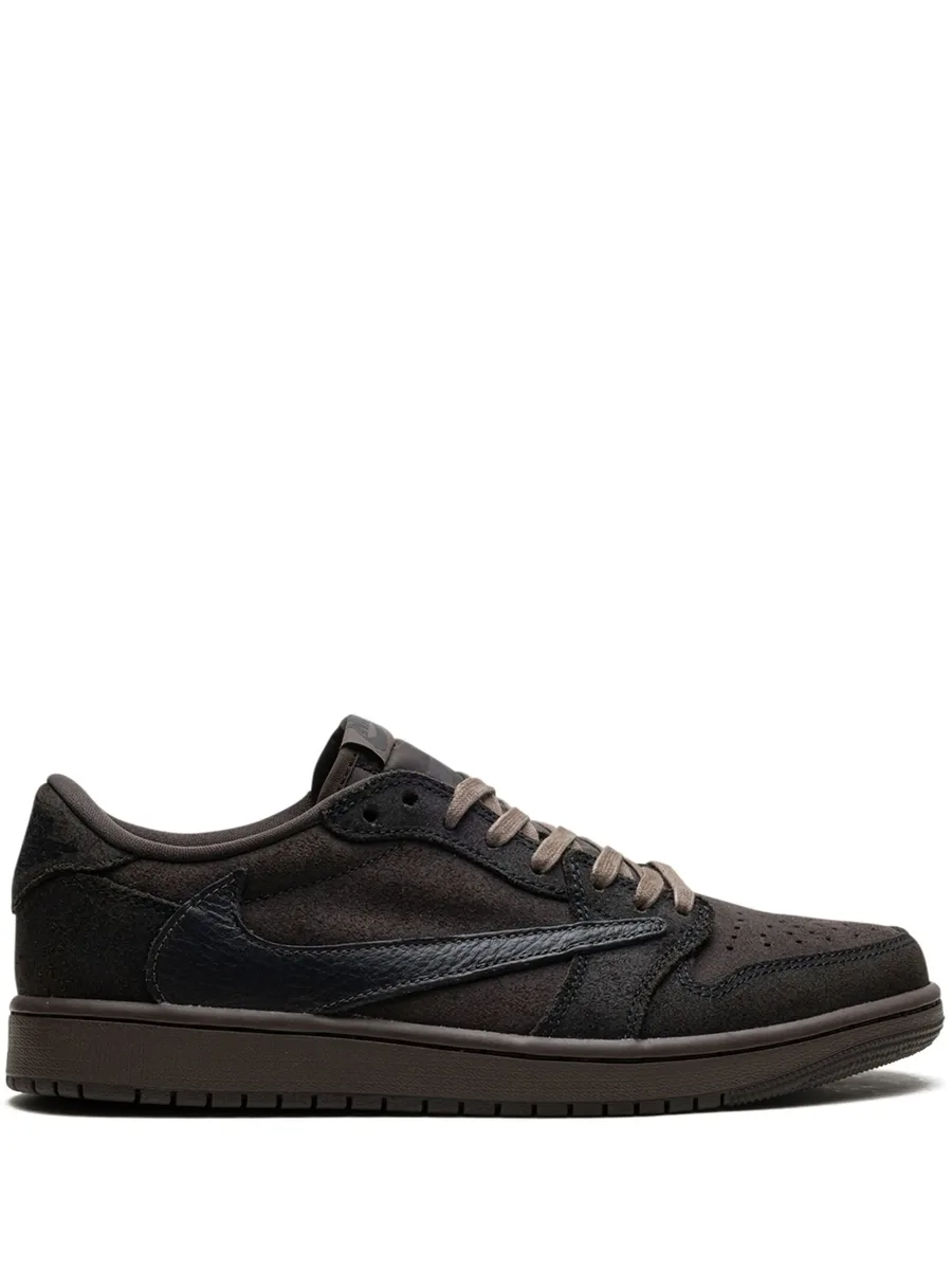 кроссовки Air Jordan 1 Low OG Velvet Brown из коллаборации с Travis Scott 2