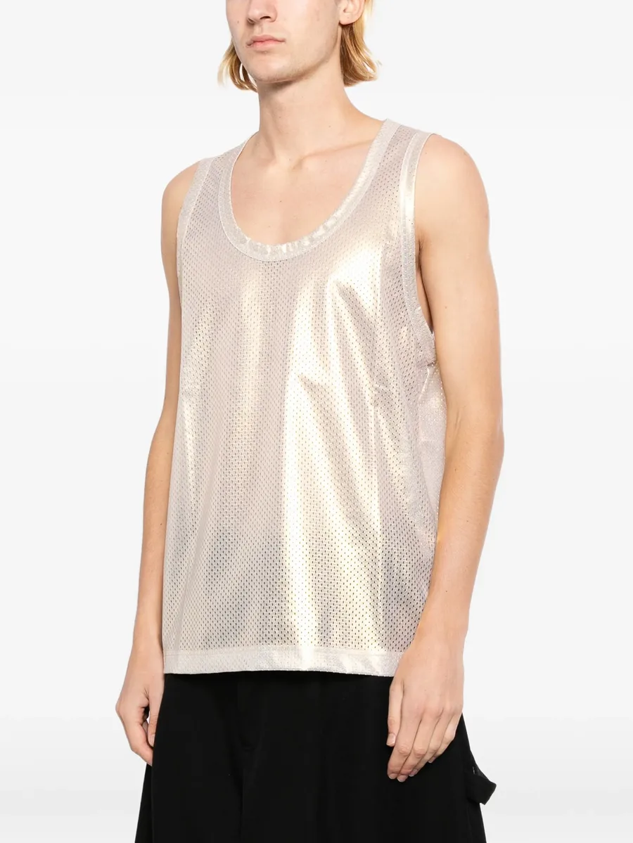 metallic mesh vest 6