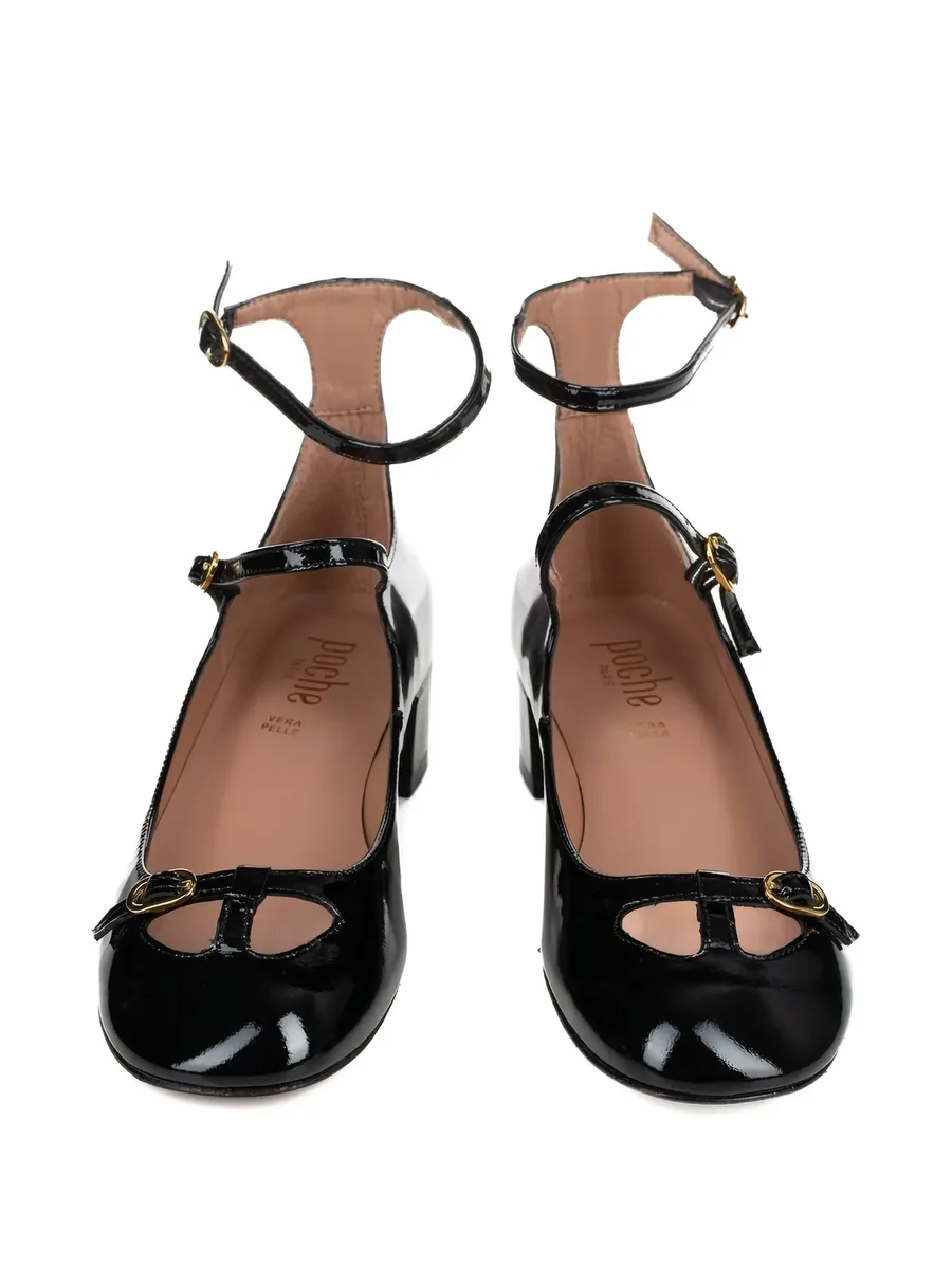 buckle-detail patent leather pumps 6
