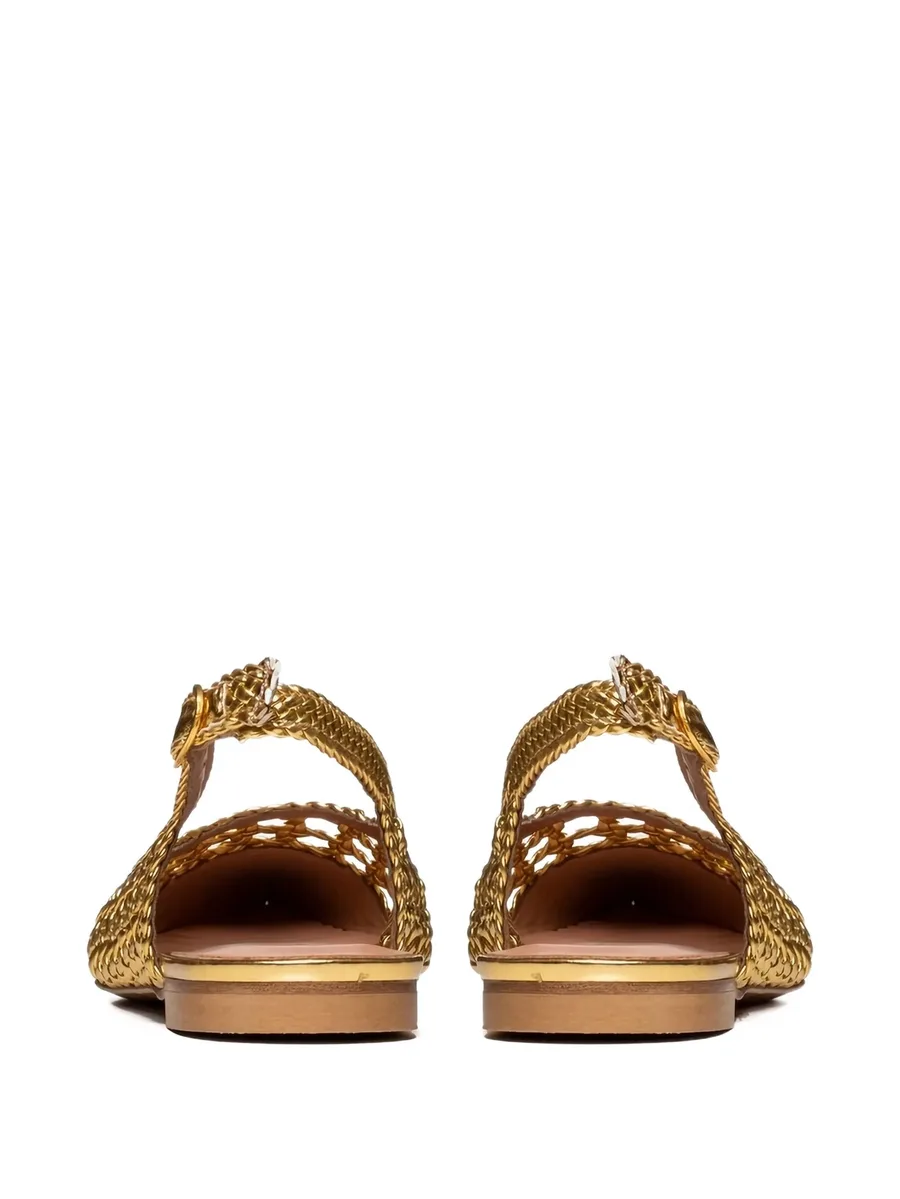 Estelle woven slingback pumps 3