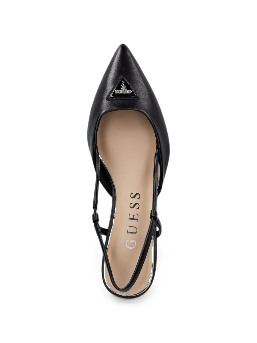 logo-plaque slingback pumps 5