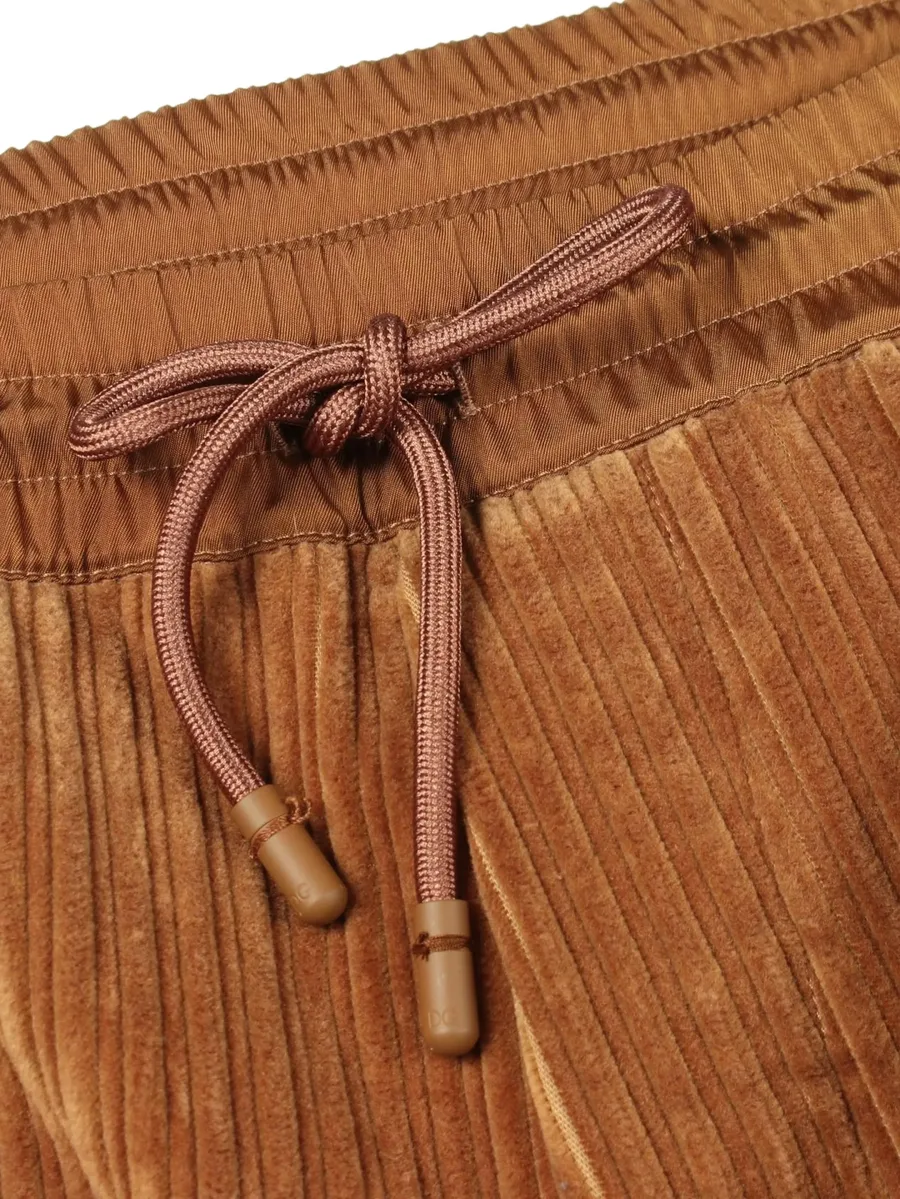 2020s corduroy colour-block cargo pants 4