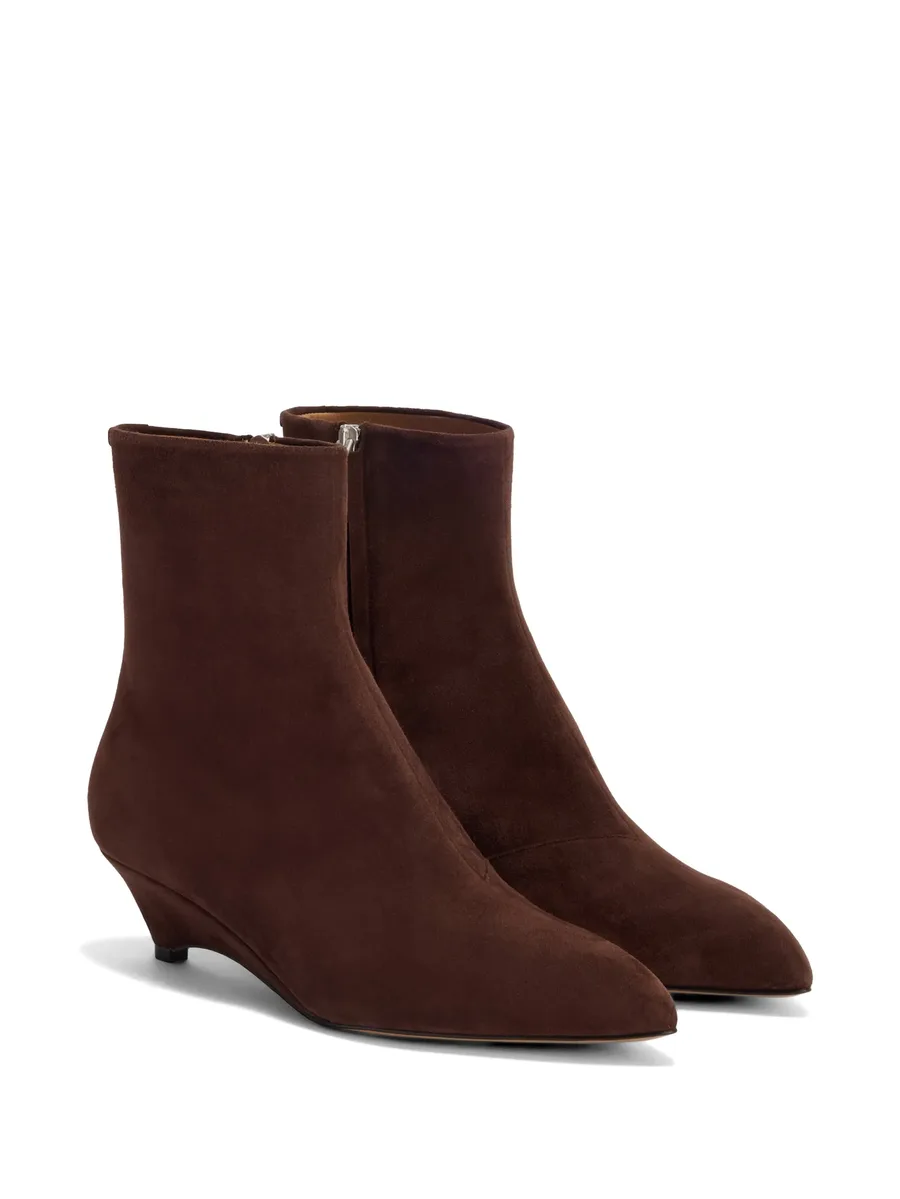 pointed-toe wedge ankle boots 3