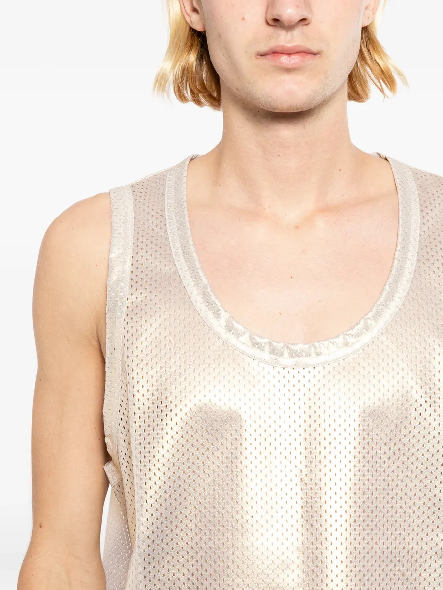 metallic mesh vest 10